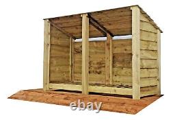 Log Store 4Ft (W-187cm, H-126cm, D-88cm) Green or Brown Sale