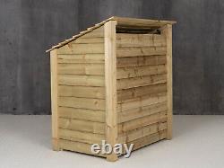 Log Store 4ft, Firewood Storage Width 1190mm x Height 1260mm x Depth 880mm