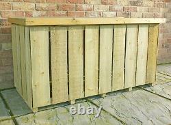 Log Store Tidy Storage Firewood Chest Box Store Wooden Timber Wood Sawn Logs
