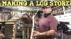 Making A Wood Store Log Store
