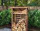 Medium Wooden Log Store, Firewood Storage, Outdoor Wood Store, Assembly Included