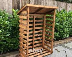 Medium Wooden Log Store, Firewood Storage, Outdoor Wood Store, ASSEMBLY INCLUDED