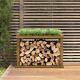 Outdoor Log Holder & Planter Multi Colors Wooden Firewood Stand Solid Wood Pine