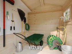 Polhus tool shed Gina Wood garden storage wooden shed rectangle Log construction