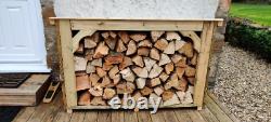 Premium Heavy Duty Wooden Log Store