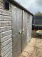 Pressure Treated / Tanalised Lined Wooden Apex Shed & Built In Log Store Custom