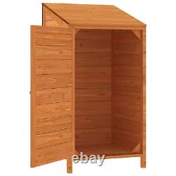 Tidyard Garden Shed Garden Log Store Tool Shed Wooden Garden Storage Shed H7H8