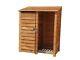 Tool Storage & Log Store Wooden (w-146cm, H-126cm/180cm, D-81cm) Green Or Brown