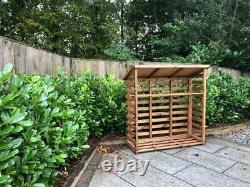 UK-Gardens Wooden Large Log Store Fully Assembled