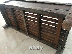Vintage Antique Wooden Baby Crib Cot Storage Up-cycle Shabby Chic Log Store
