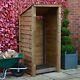 Wooden Firewood Log Storage Burley 6ft Tall X 3ft Wide Reversed Roof Log Store