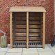 Wooden Firewood Log Storage Cottesmore 6ft Tall X 5ft Wide Log Store