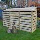 Wooden Firewood Log Storage Empingham 6ft Tall X 11ft Wide Log Store
