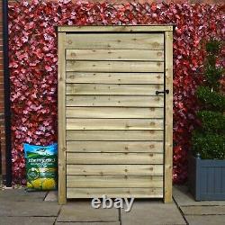 Wooden Firewood Log Storage Greetham 6ft Tall x 4ft Wide Reversed Roof Store
