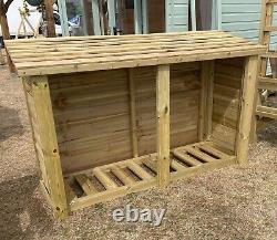 Wooden Garden Heavy Duty Logstore (READ DESCRIPTION VARIOUS SIZES AVAILABLE)