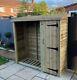 Wooden Garden Heavy Duty Logstore With Tool Shed 6x6 (height Ft X Width Ft)