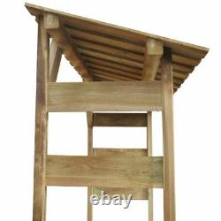 Wooden Garden Shed Wood Storage Log Firewood Store Outdoor Impregnated Pinewood