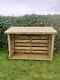 Wooden Log Storage Shed Treated Timber
