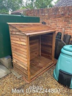 Wooden Log Store Bespoke logs Storage Garden Shed NEW