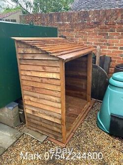 Wooden Log Store Bespoke logs Storage Garden Shed NEW