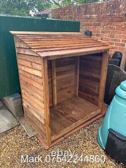 Wooden Log Store Bespoke logs Storage Garden Shed NEW