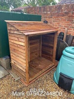 Wooden Log Store Bespoke logs Storage Garden Shed NEW