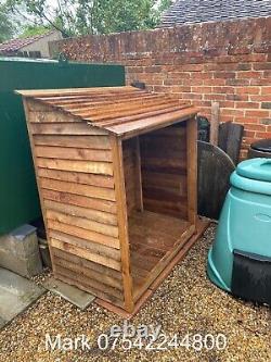 Wooden Log Store Bespoke logs Storage Garden Shed NEW