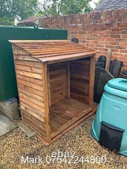 Wooden Log Store Bespoke logs Storage Garden Shed NEW