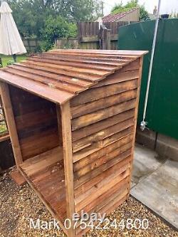 Wooden Log Store Bespoke logs Storage Garden Shed NEW