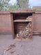 Wooden Log Store / Bunker. Free Local Delivery Up To 15 Miles