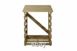 Wooden Log Store Forest Compact Outdoor Timber Wood Store Pressure Treated