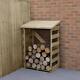 Wooden Log Store Outdoor Garden Firewood Timber Shed Storage Pressure Treated
