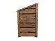 Wooden Log Store, Slatted Firewood Storage (w-99cm, H-126cm Or 180cm, D-88cm)