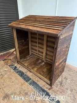 Wooden Log Store Storage Garden Shed NEW