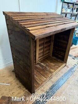 Wooden Log Store Storage Garden Shed NEW