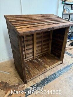 Wooden Log Store Storage Garden Shed NEW