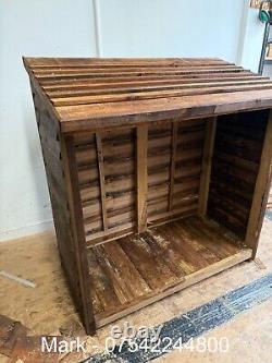 Wooden Log Store Storage Garden Shed NEW