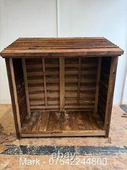 Wooden Log Store Storage Garden Shed NEW