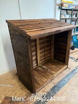 Wooden Log Store Storage Garden Shed NEW