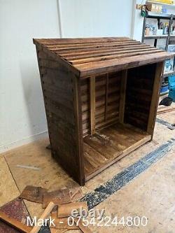 Wooden Log Store Storage Garden Shed NEW