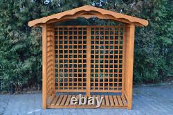 Wooden Log Store Wood Firewood Outdoor Garden Storage Logs Shed Model 1