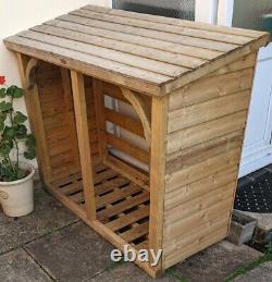 Wooden Log Store from Tate Fencing