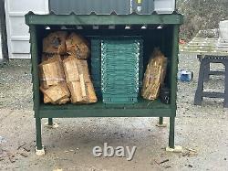 Wooden Log Store or Roadside stand