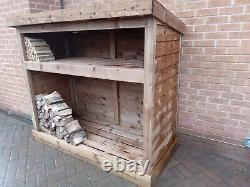 Wooden Log / firewood Store. FREE LOCAL DELIVERY up to 15 miles