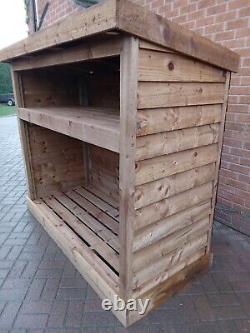 Wooden Log / firewood Store. FREE LOCAL DELIVERY up to 15 miles