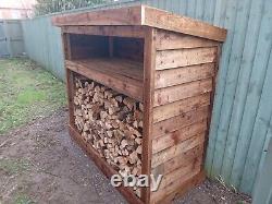 Wooden Log / firewood Store. FREE LOCAL DELIVERY up to 15 miles