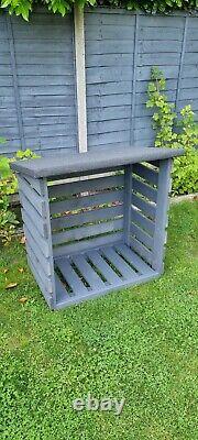 Wooden Log storage outdoor. Free Local Delivery