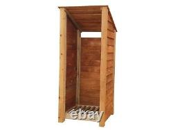 Wooden Outdoor Log Store Fire Wood Storage W-790mm x H-1800mmX D-810mm Clearance