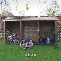 Wooden Tool & Log Storage Shed Empingham 6ft Tall x 11ft Wide Tool Store Unit