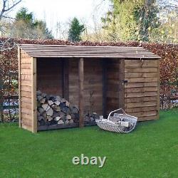 Wooden Tool & Log Storage Shed Empingham 6ft Tall x 11ft Wide Tool Store Unit